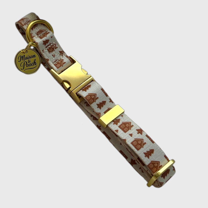 Gingerbread House Adjustable Collar